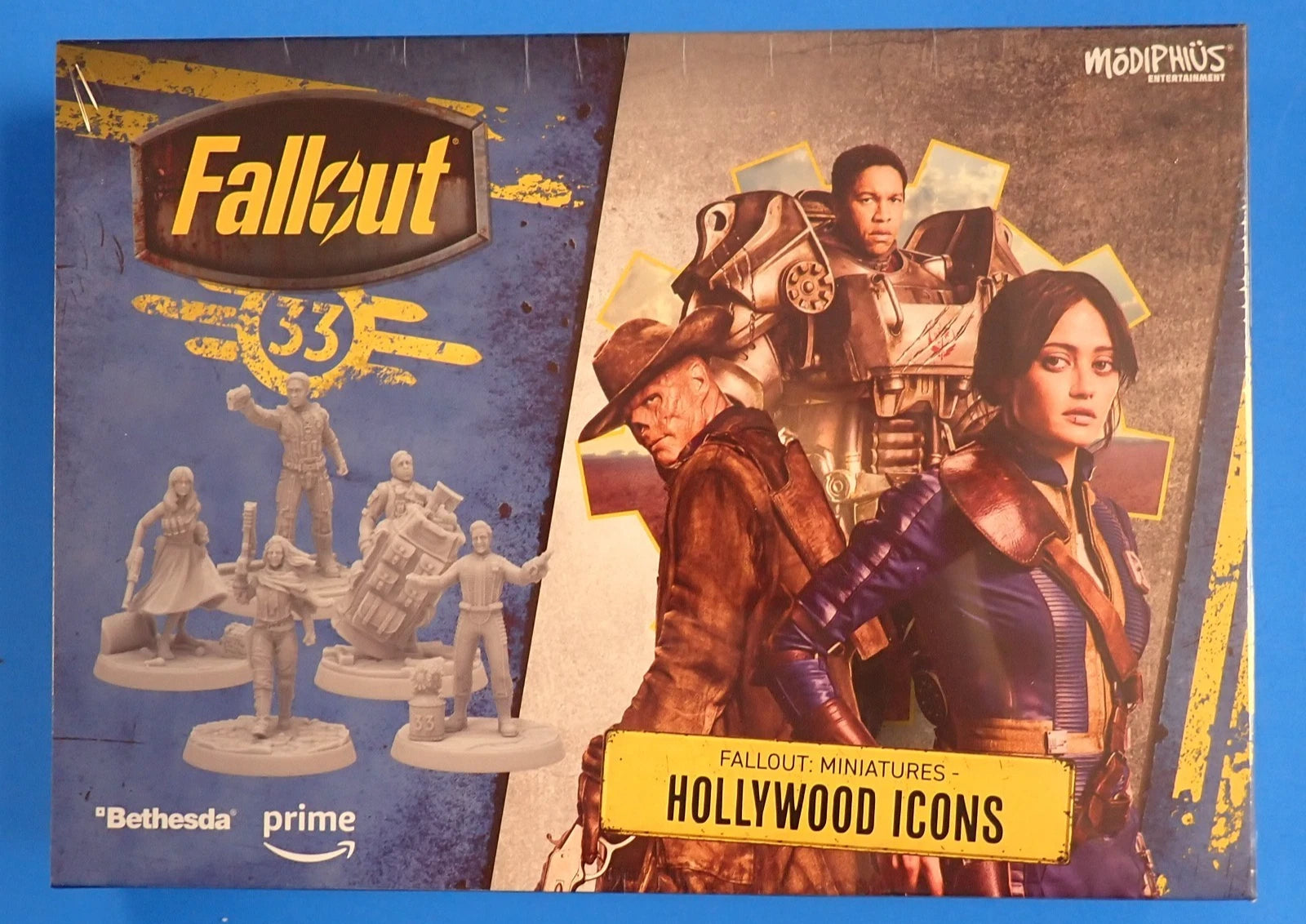 Fallout Miniatures & Dice Lot of 5 Wasteland Warfare Factions Hollywood Icons [Pre-Owned]