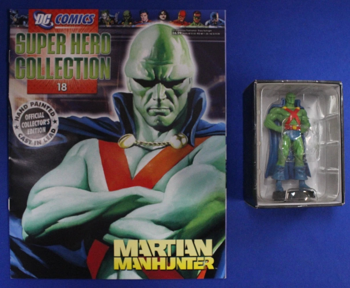 Eaglemoss DC Super Hero Collection Martian Manhunter Lead Figurine & Magazine #18