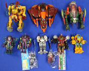 Playmates 1990s Vintage Exo-Squad Lot of 8 E-Frame Vehicles & 8 Action Figures