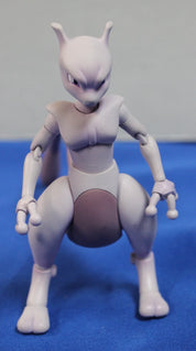 Bandai D-Arts Mewtwo Pokemon Action Figure Loose and Incomplete