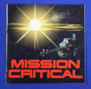 Legend Entertainment 1995 Mission Critical Complete 3 Disc + Floppy Patch