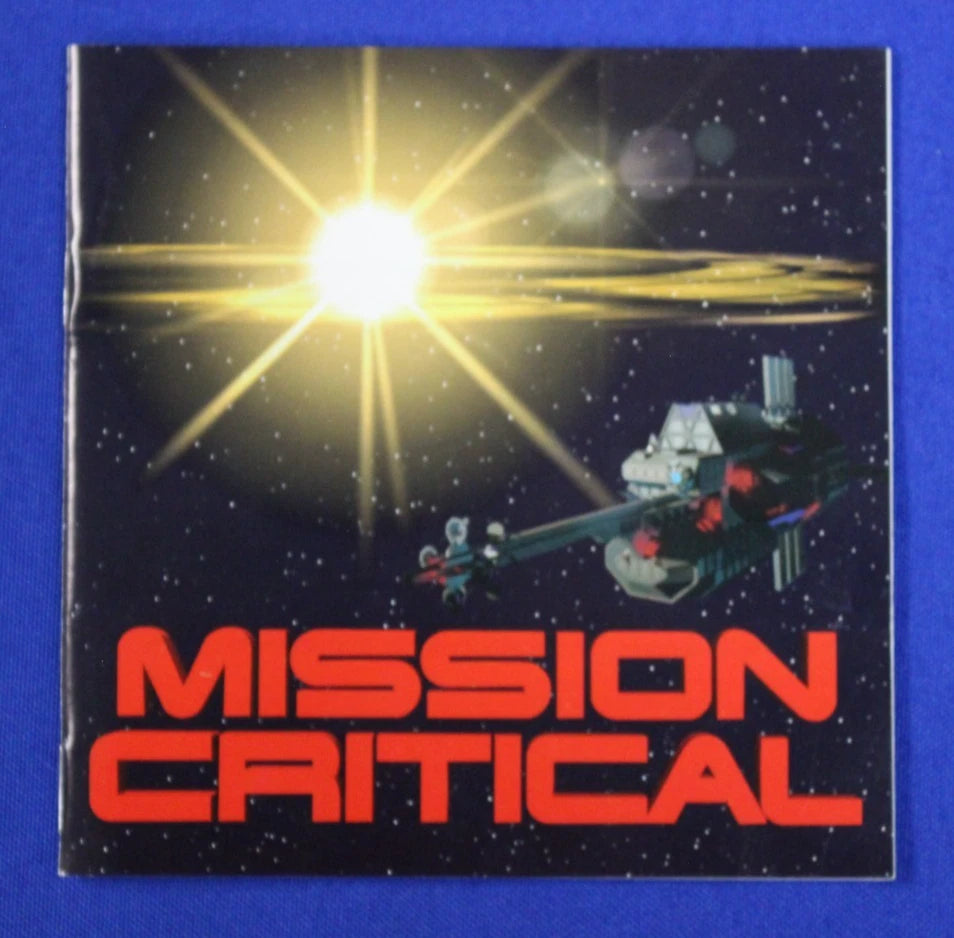 Legend Entertainment 1995 Mission Critical Complete 3 Disc + Floppy Patch