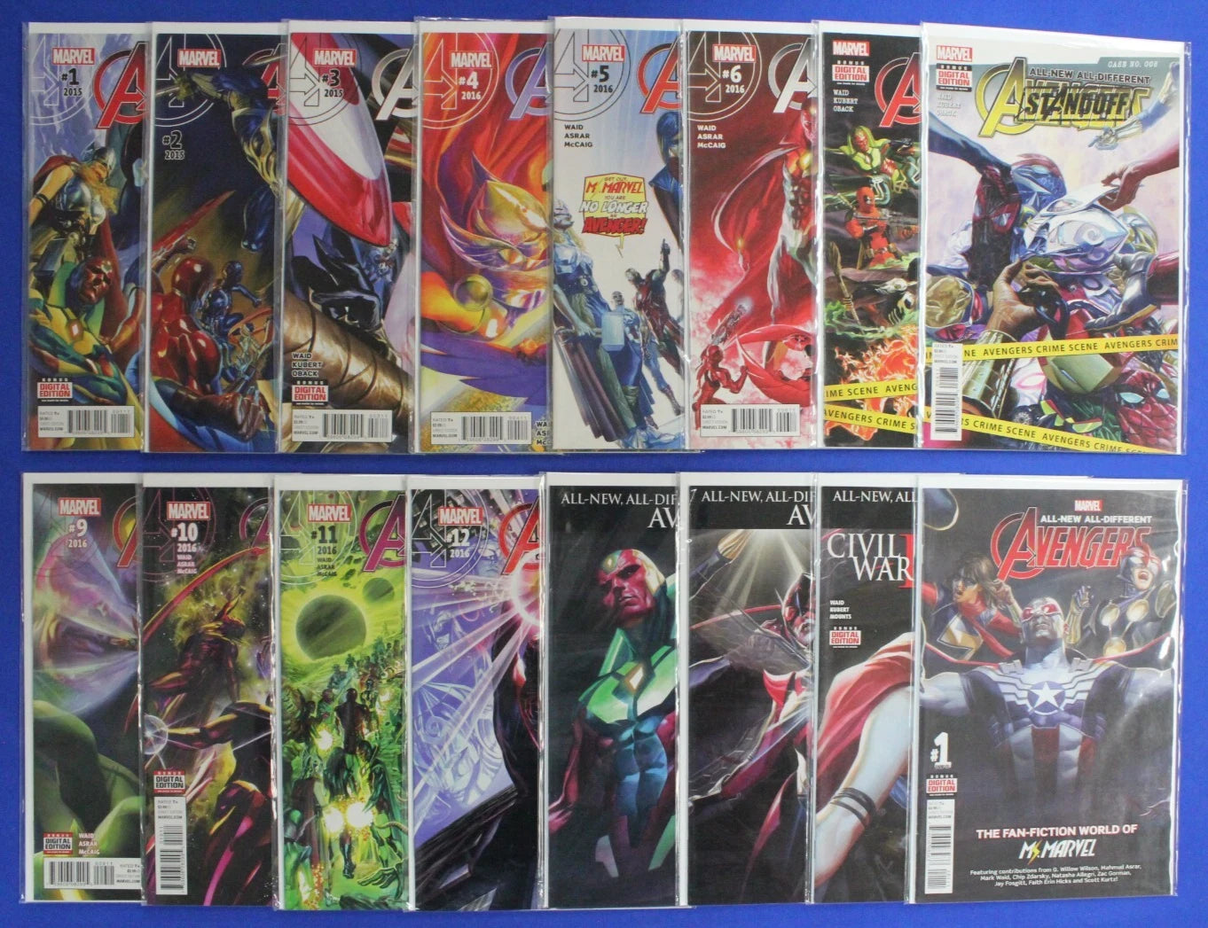 All-New All-Different Avengers #1-15 + Annual Complete Set VF/NM