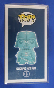 Funko POP! Star Wars #33 Holographic Darth Vader Glow in the Dark Figure