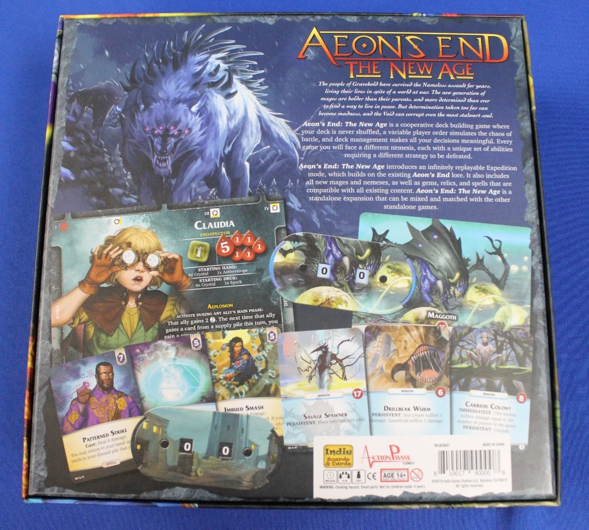 Aeon's End 2nd Ed + Legacy Gravehold Expansions & Playmats KS Board Game Lot