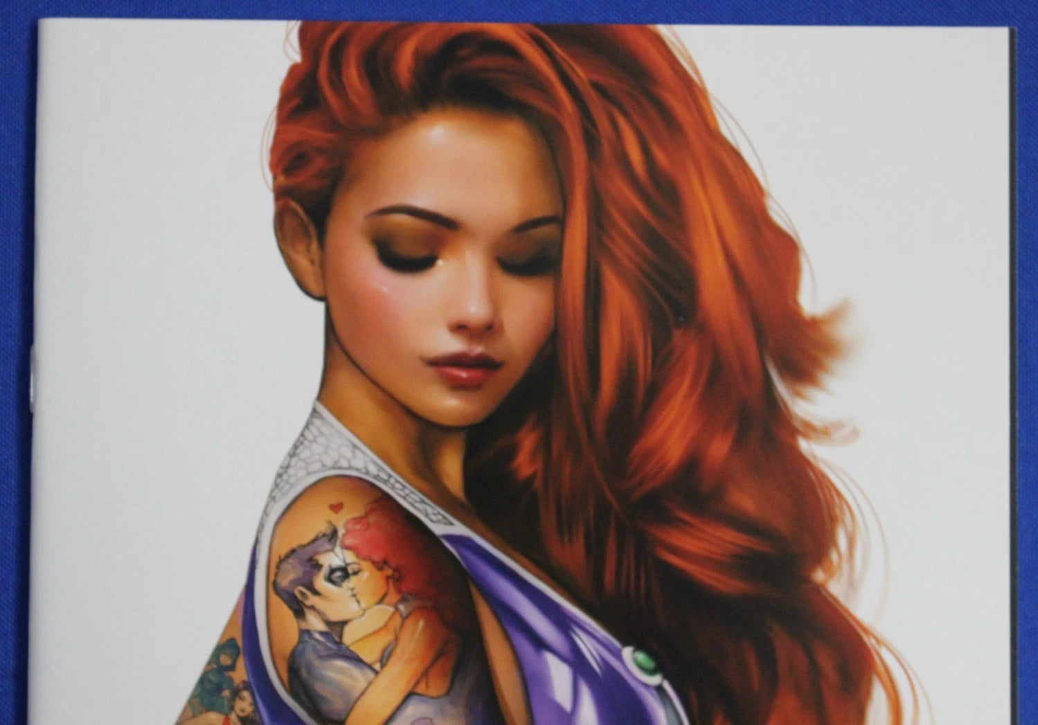 Titans #1 Syndicate Nathan Szerdy Virgin Tattoo Variant SIGNED NM