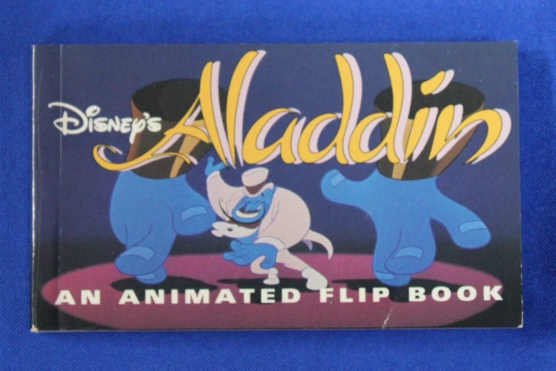 Vintage Disney's Aladdin An Animated Flip Book 1992