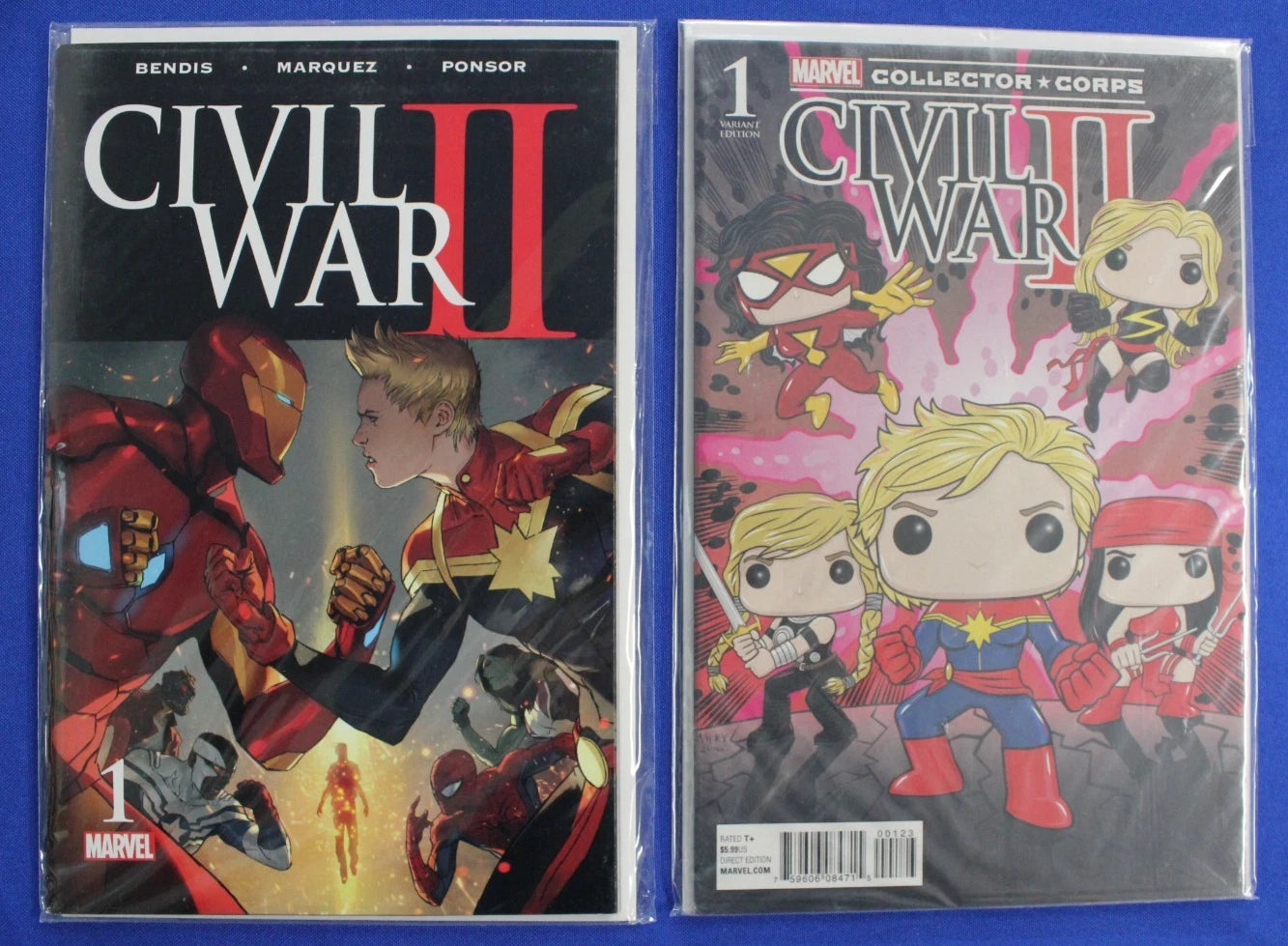 Civil War II #0-8 Complete Set + #1 Funko Variant VF-VF/NM