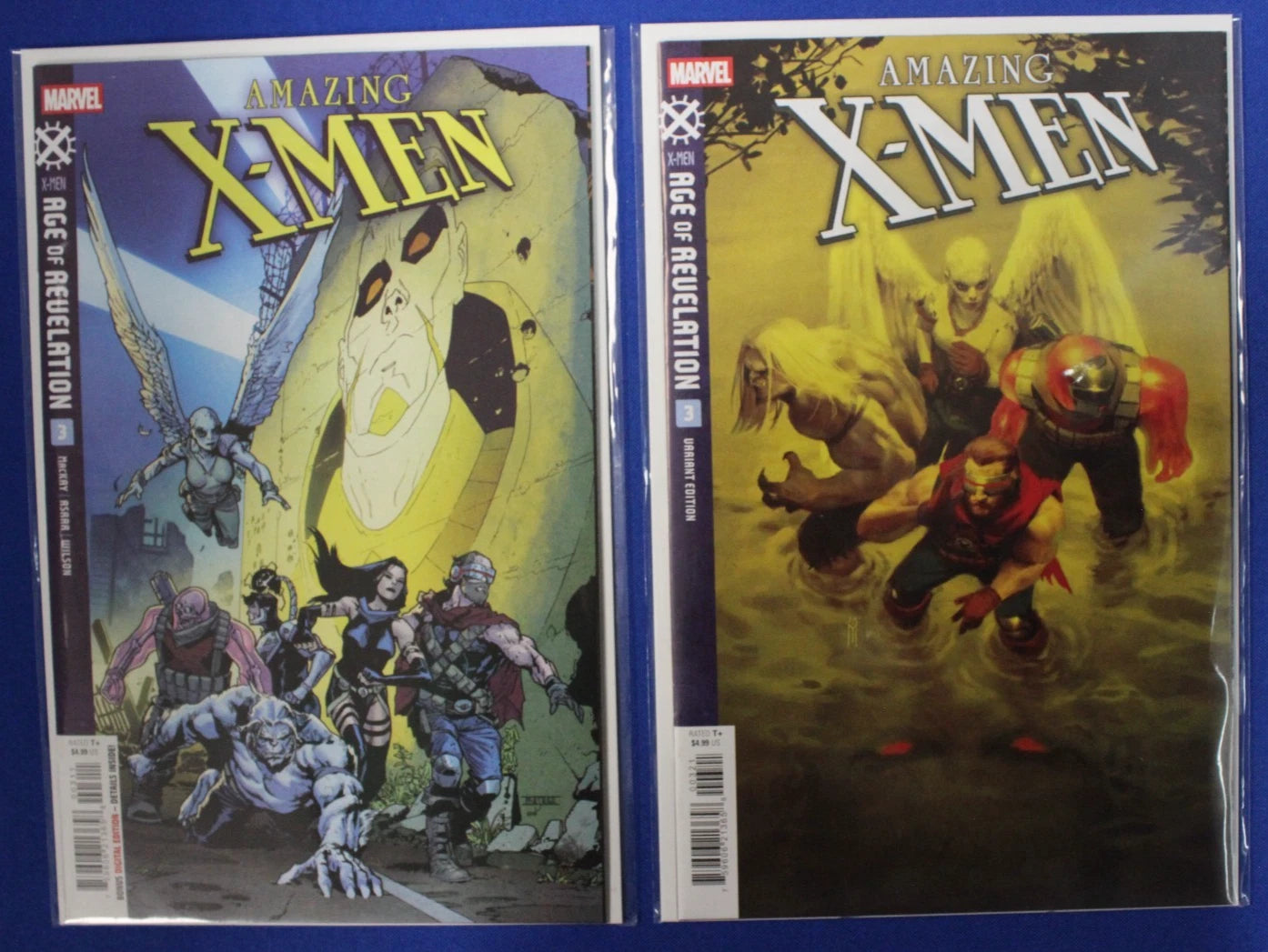 Amazing X-Men #1-3 + Variants + X-Men #22 Foreshadow Logo Variant VF/NM