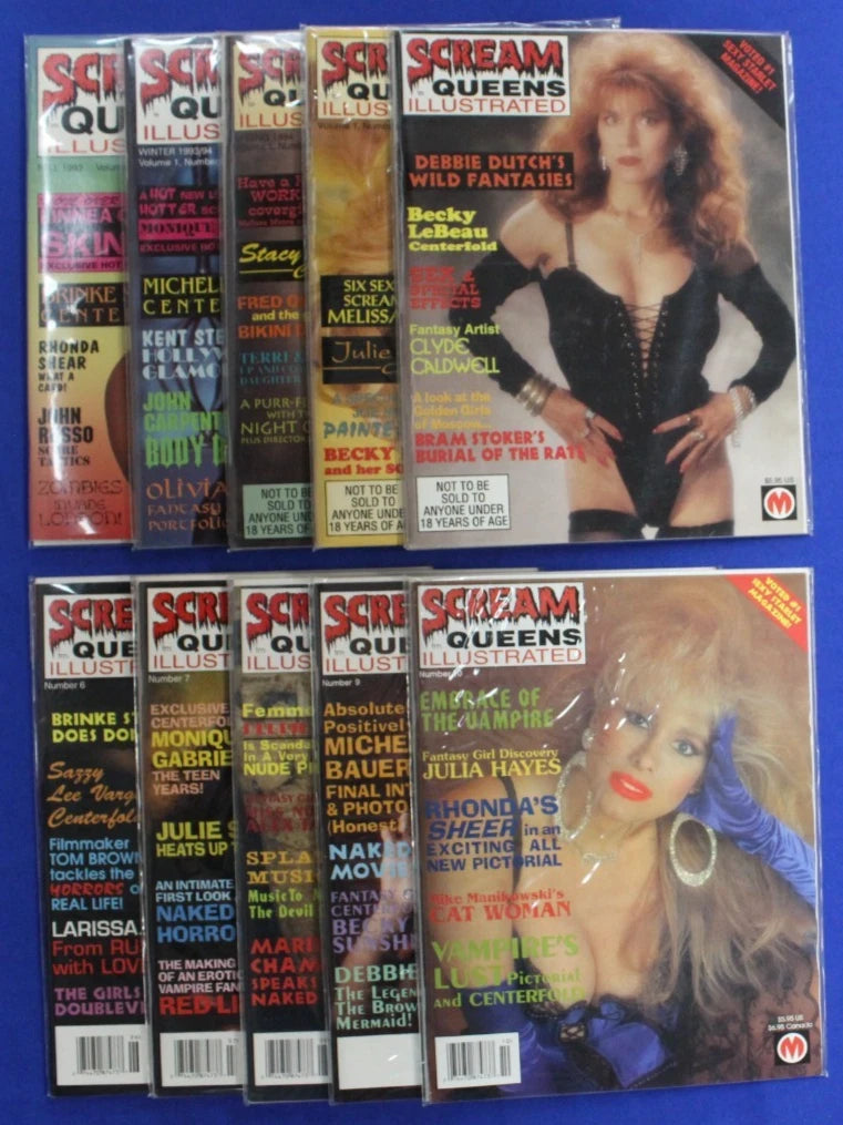 Scream Queens Illustrated #1-10 Lot VF