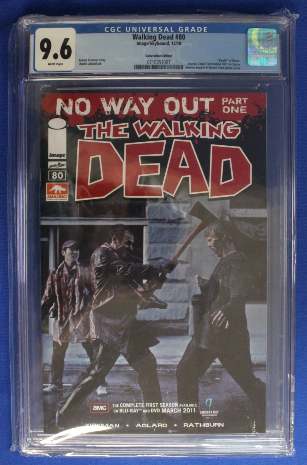The Walking Dead #80 Convention Photo Variant CGC 9.6 NM+