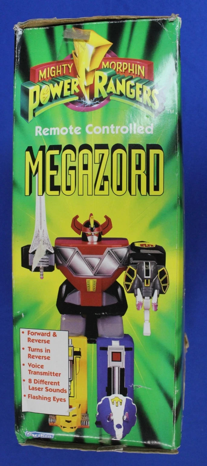 Marchon 1994 Mighty Morphin Power Rangers 14" RC Megazord Incomplete in Box