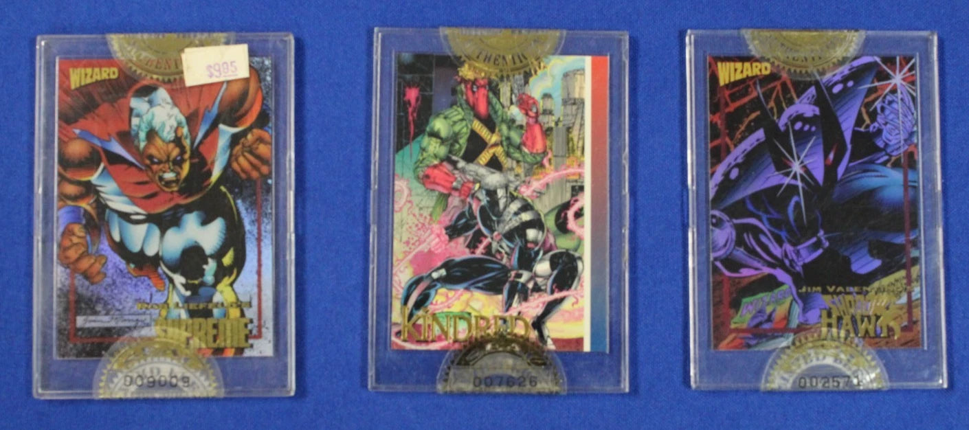 Wizard 23 Foil Comics Trading Cards