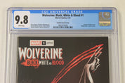 Wolverine Black White & Blood #1 1:100 Howard Chaykin Variant CGC 9.8 NM/M