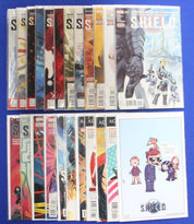 SHIELD #1-12 & Agents of SHIELD #1-10 Complete Sets + Art Print VF/NM