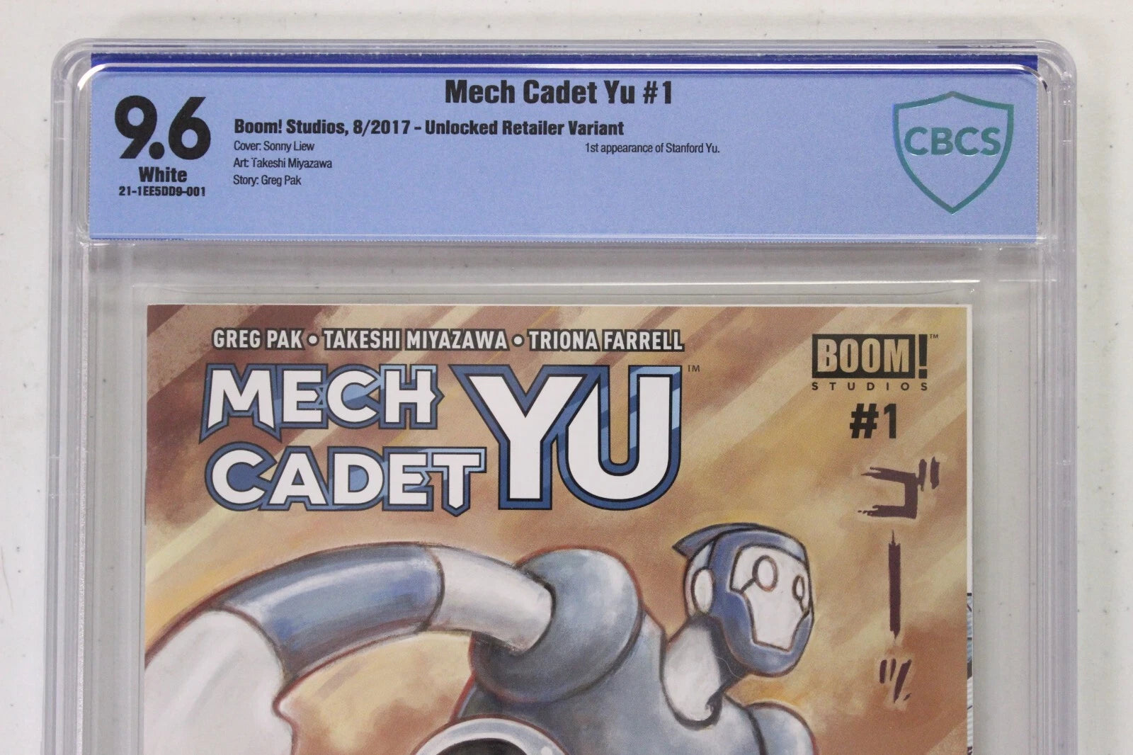 Mech Cadet Yu #1 CBCS 9.6 Sonny Liew Unlocked Retailer Variant