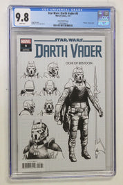 Star Wars Darth Vader #8 1:10 Raffaele Ienco Design Variant CGC 9.8 NM/M