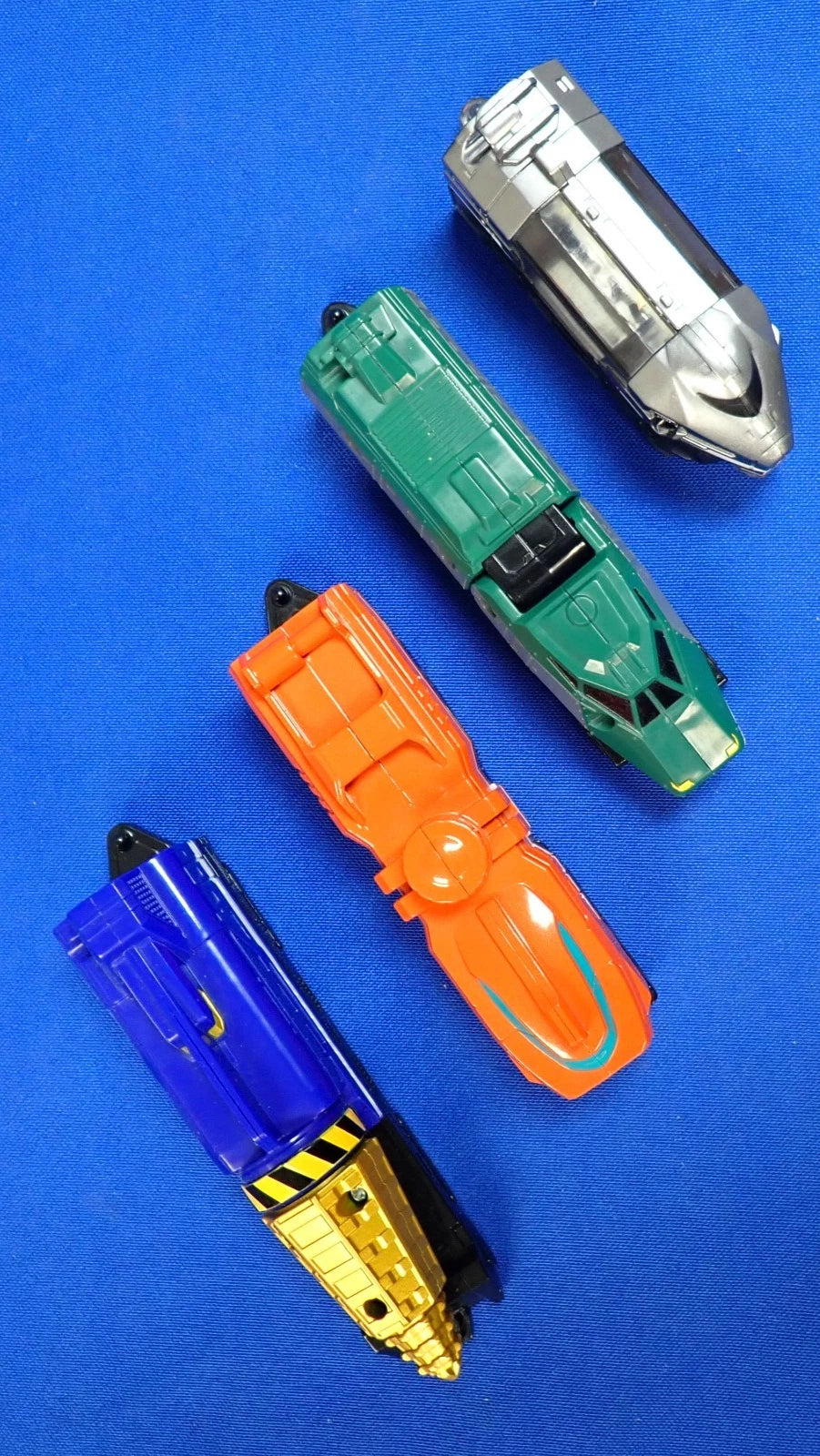 Bandai Power Rangers Ressha Sentai ToQger Deluxe Lot of 4 Ressha Mecha