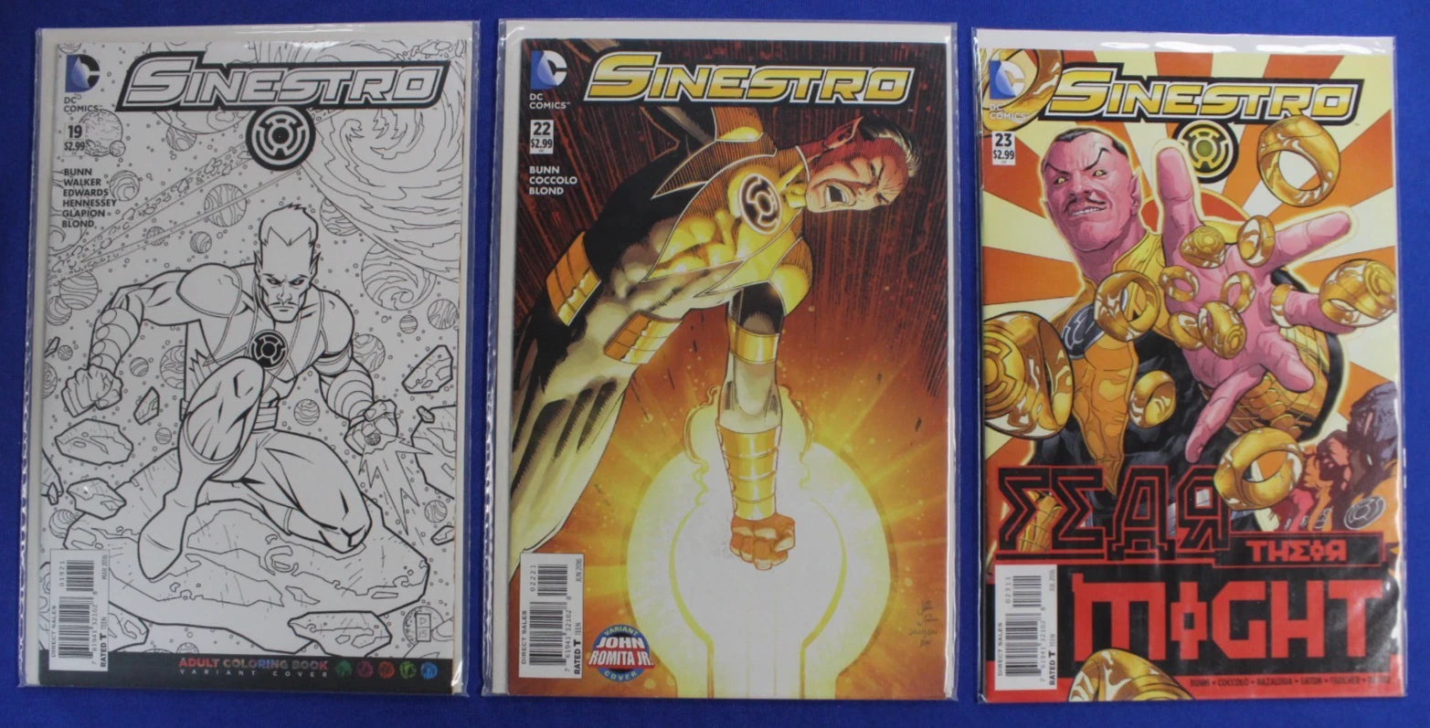 Sinestro #1-23 + Annual & Variants Near Complete Set Lot of 26 VF-VF/NM