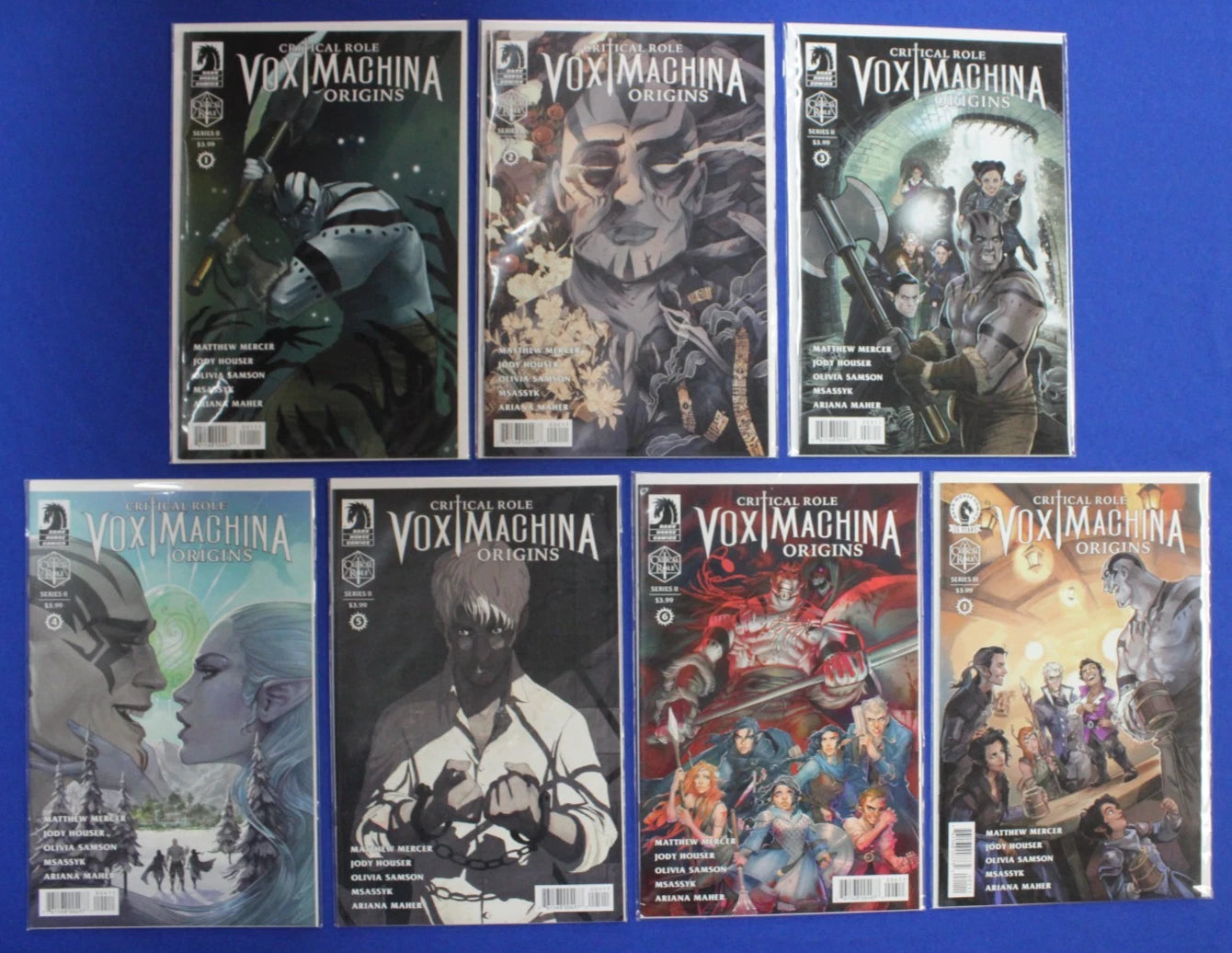 Critical Role Vox Machina Origins Series 2 #1-6 Complete Set + Series 3 #1 VF/NM