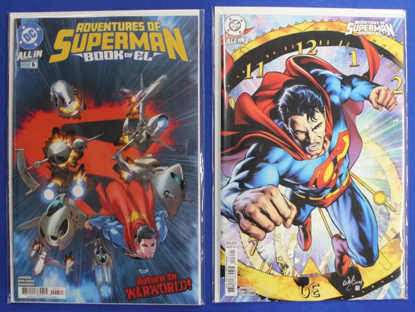 Adventures of Superman Book of El #1-6 + Variants Lot of 11 VF/NM