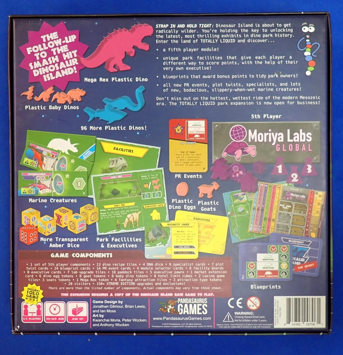 Dinosaur Island Extreme Edition + Duelosaur & Totally Liquid Expansion KS Lot