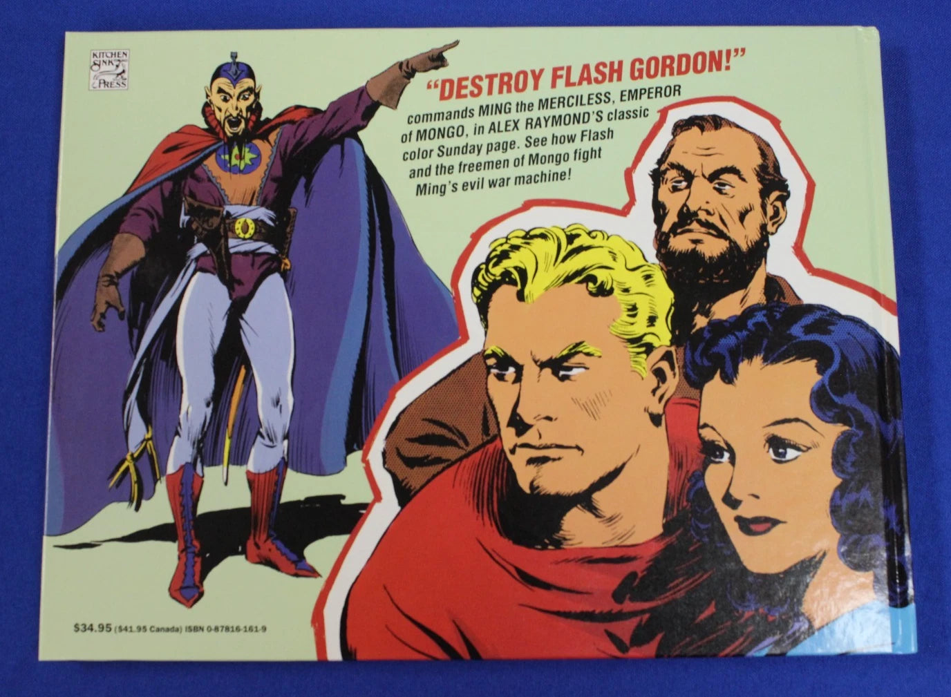 Kitchen Sink Press 1990 Flash Gordon Hardcover Omnibus Collection Vol. 1-6