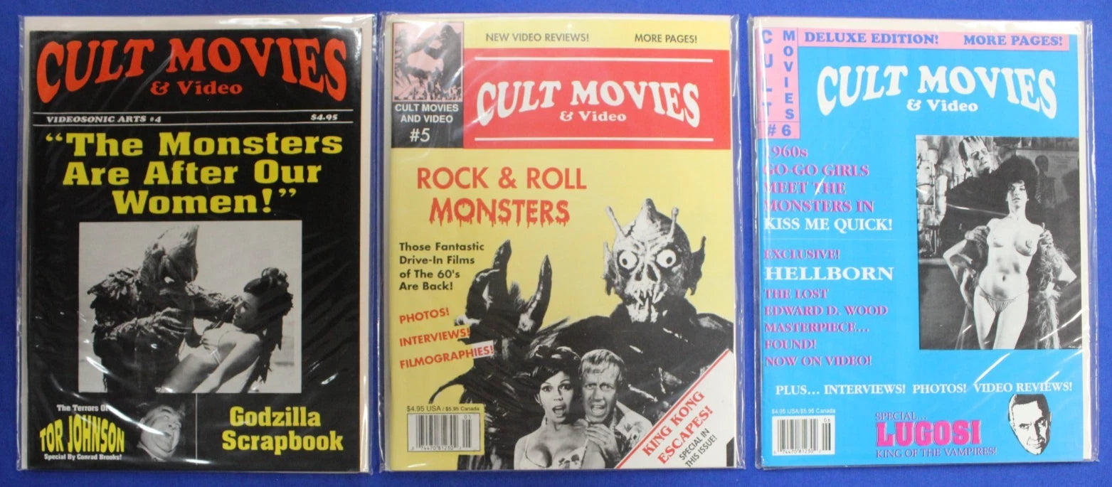 Cult Movies Magazine Lot of 18 VF-VF/NM