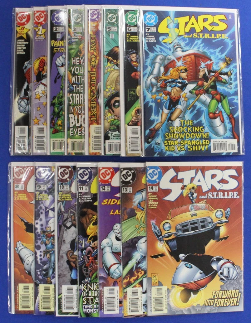Stars and Stripe #0-14 Complete Set VF-VF/NM