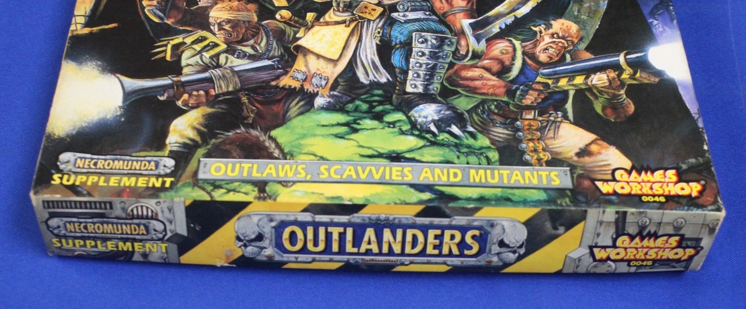 Games Workshop 1996 Outlanders Necromunda Supplement Loose Incomplete