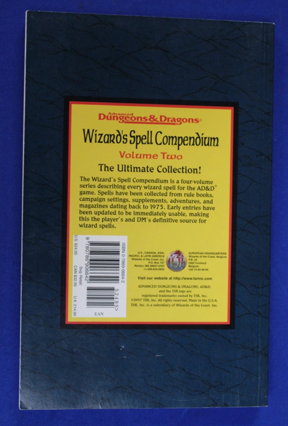 Wizards of the Coast '90s Dungeons & Dragons Wizard's Spell Compendium Vol. 1-4