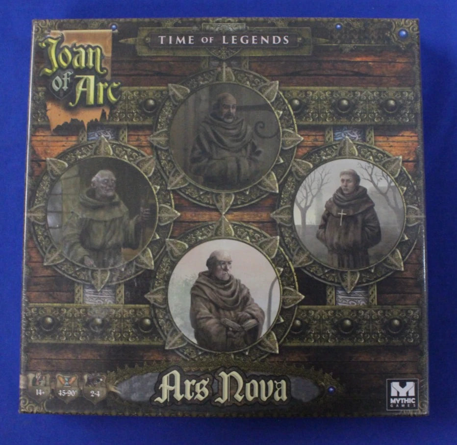 Mythic Time of Legends Joan of Arc Kickstarter Board Game + Expansions Lot