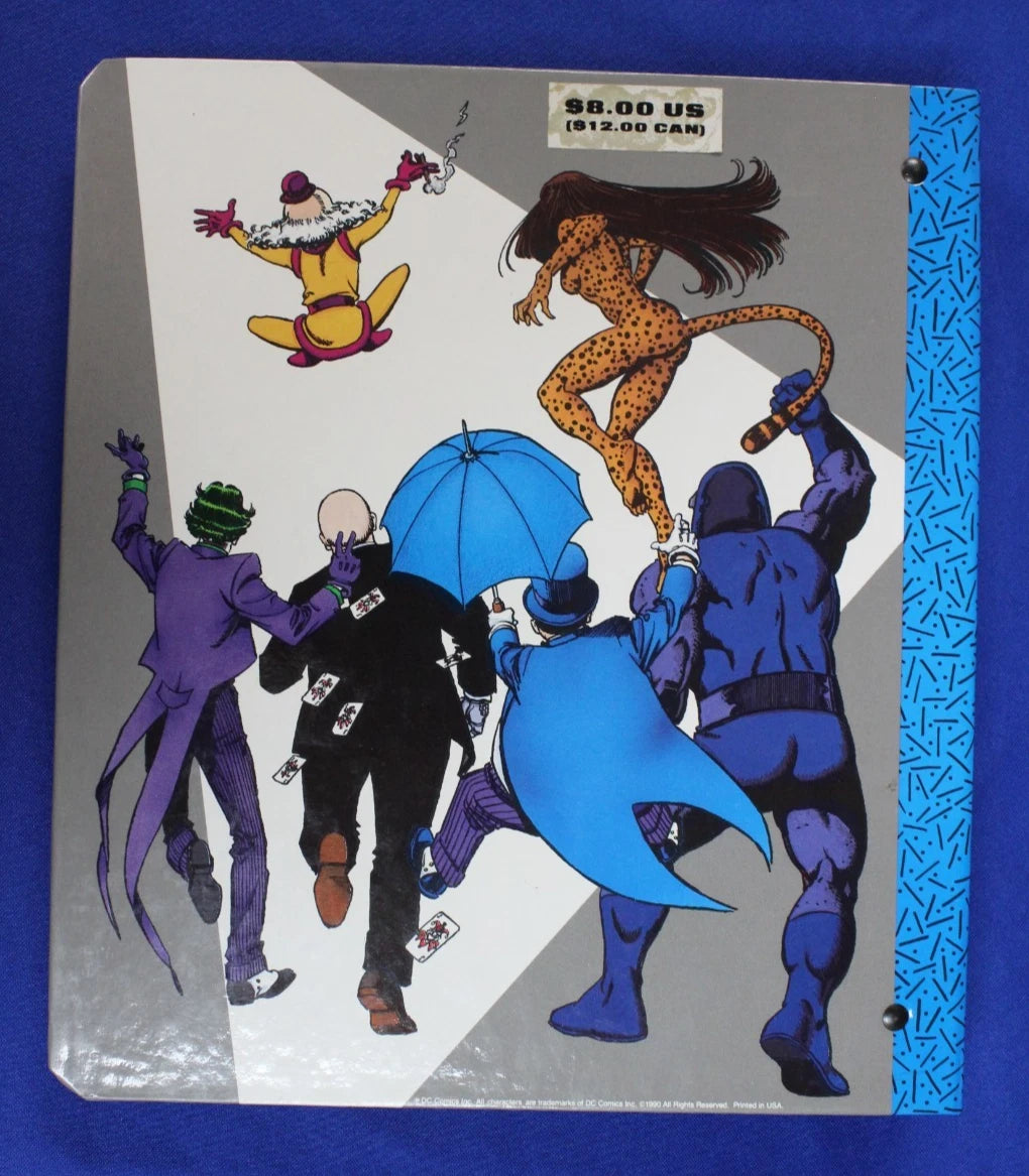 Who's Who in the DC Universe Lot of 2 Binders of DC Character and Data Sheets