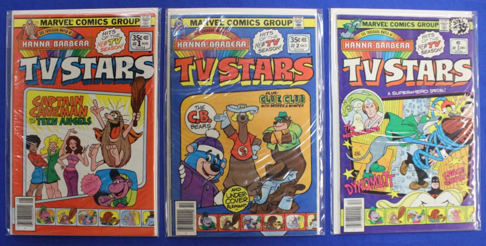 TV Stars #1 2 3 Near Complete Set (Missing 4) FN