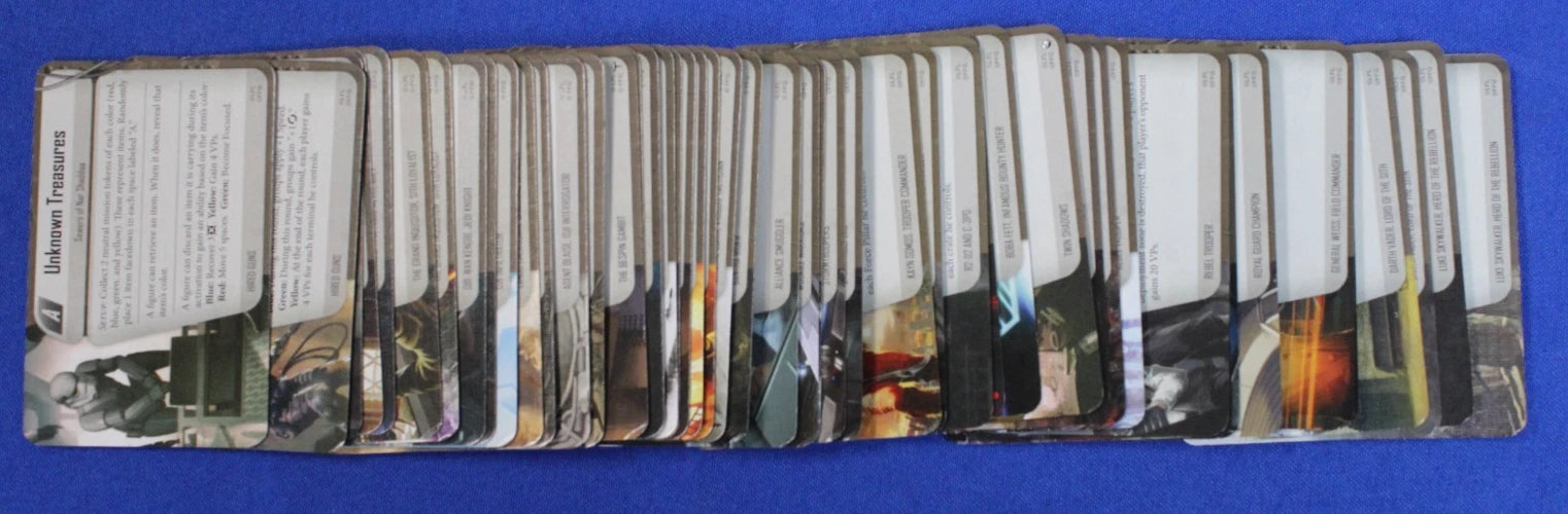 Star Wars Imperial Assault Waves 1-7 Base Command + Skirmish Cards + Tokens