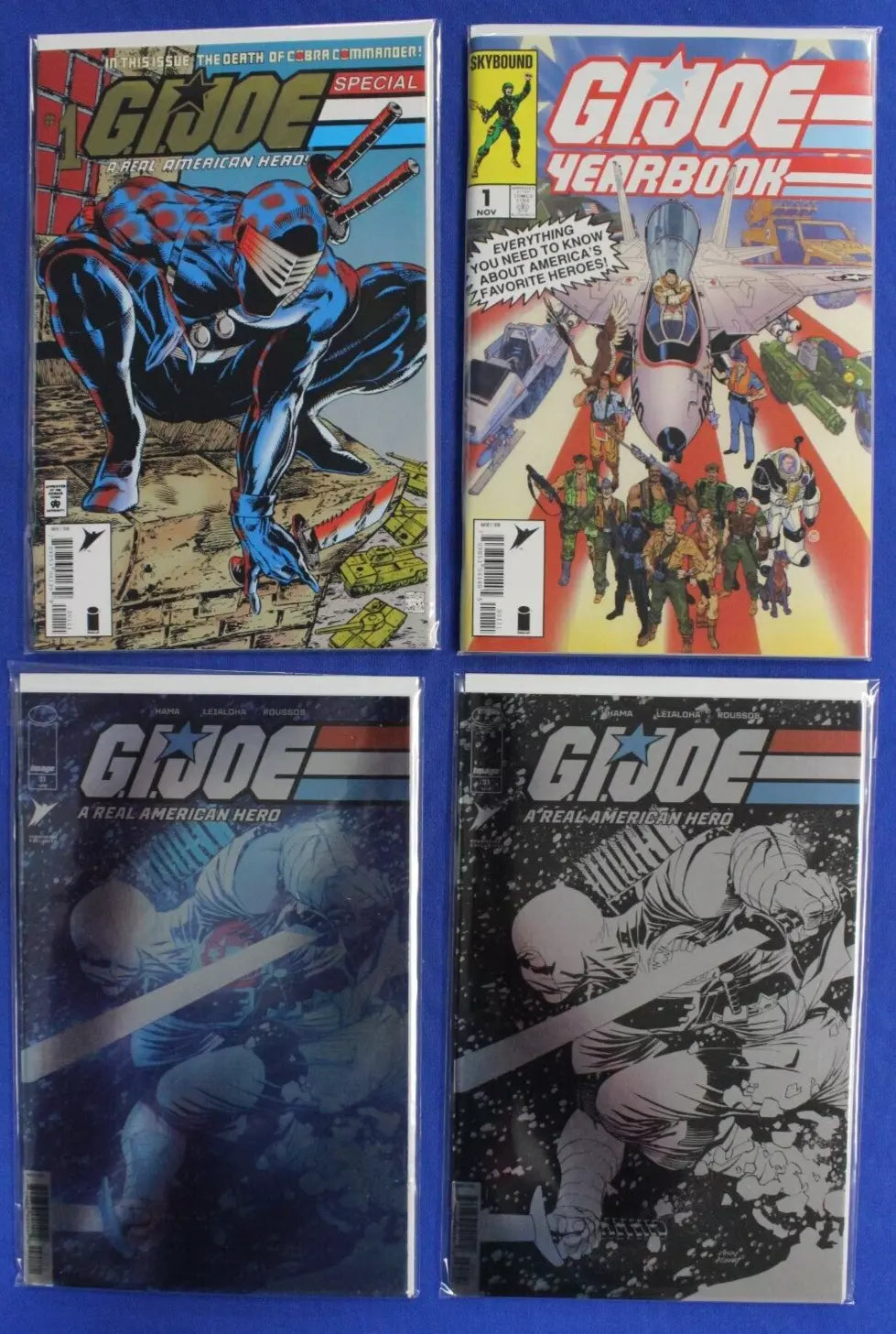 GI Joe Lot of 4 Kickstarter Exclusive Reprints NM