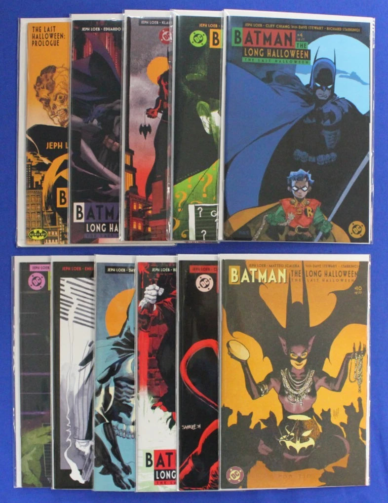 Batman The Long Halloween The Last Halloween #0-10 Full Set Variants VF/NM