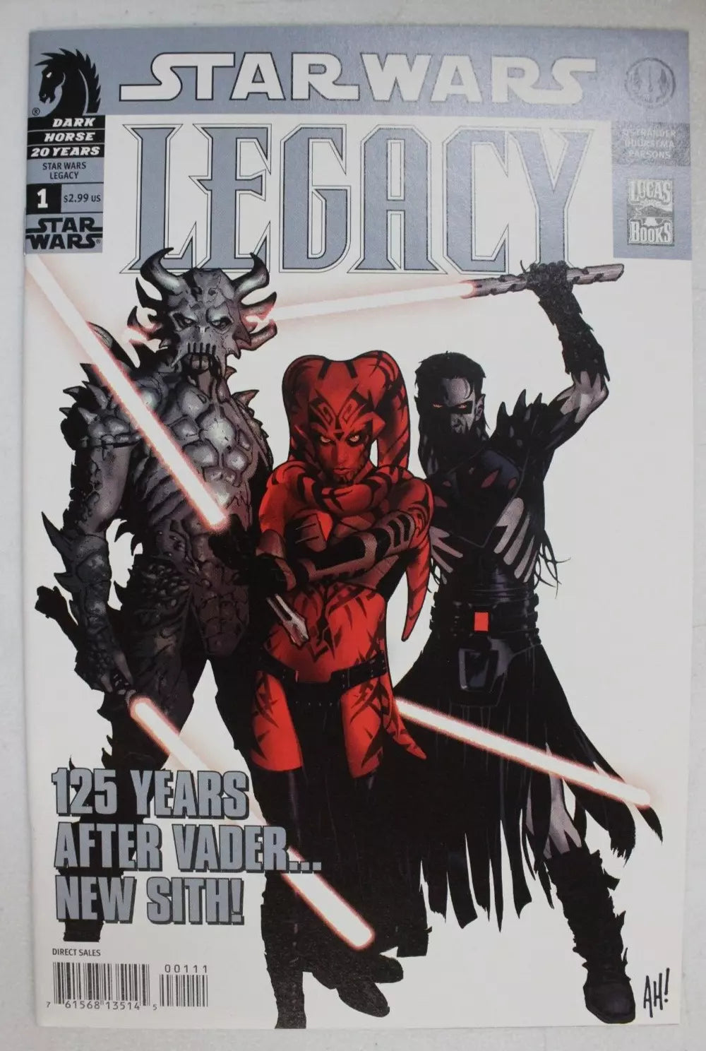 Star Wars Legacy #1 3rd Print + HTF $1 Dollar Reprint