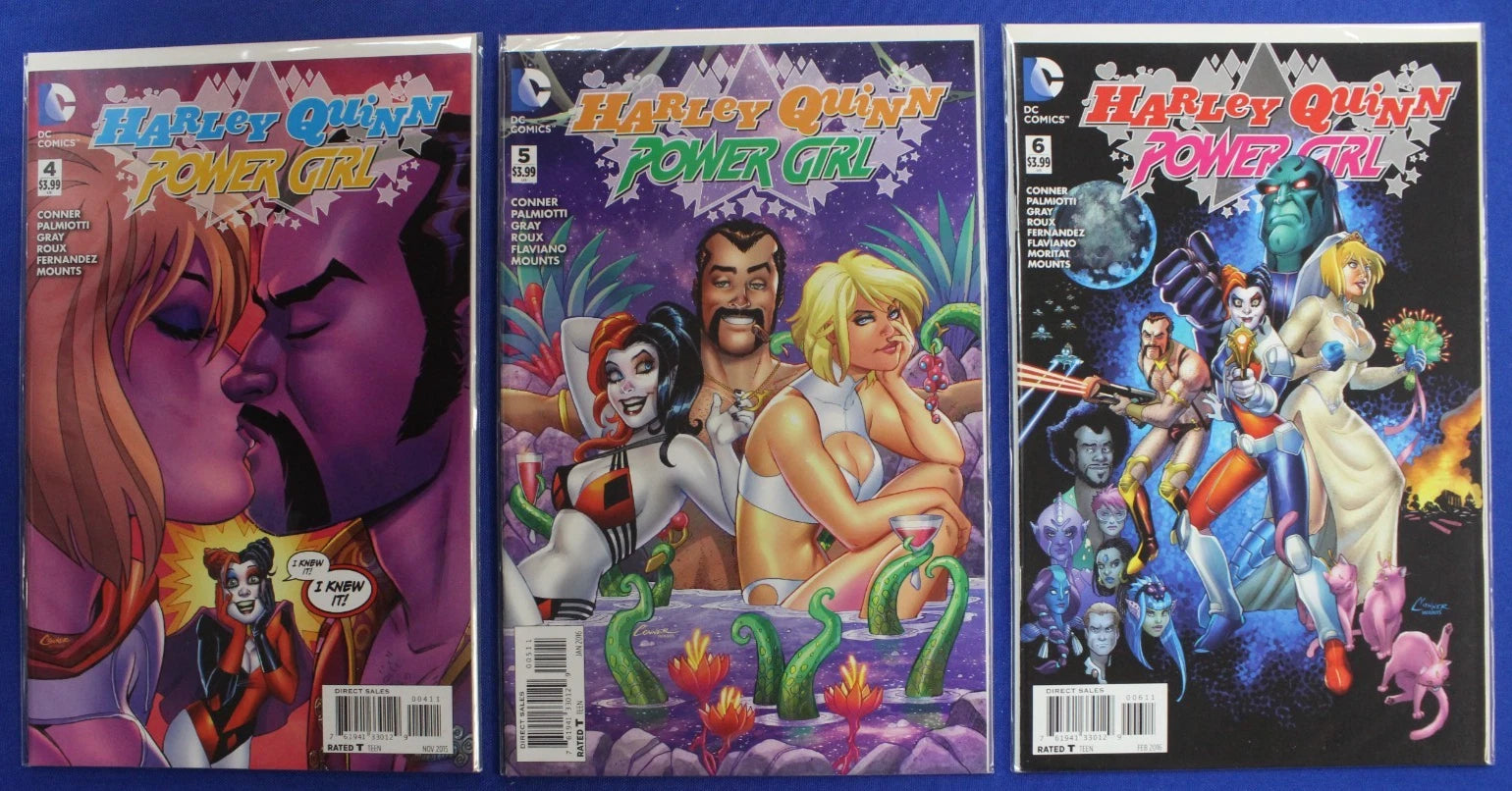Harley Quinn Power Girl #1-6 & Poison Ivy Complete Sets Lot of 15 VF/NM