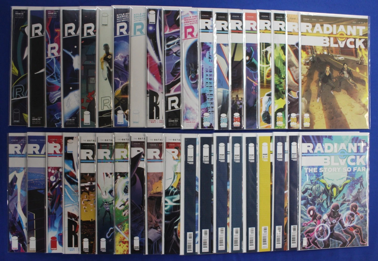 Radiant Black #1-38 Near Complete Set (No #3, 27,  29, 30) VF/NM
