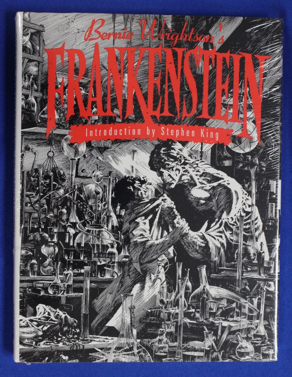 Bernie Wrightsons's Frankenstein Illustrated Edition 1983 Hardcover Book