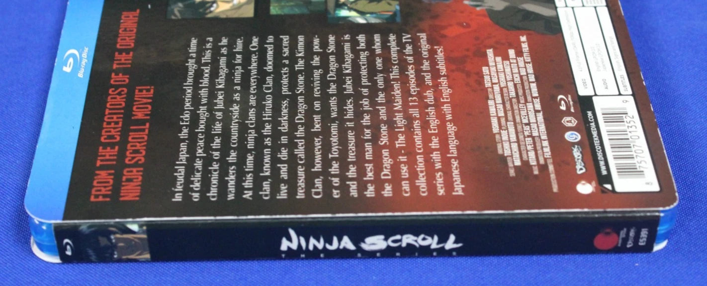 Ninja Scroll The Series Anime Blu Ray with Slipcase