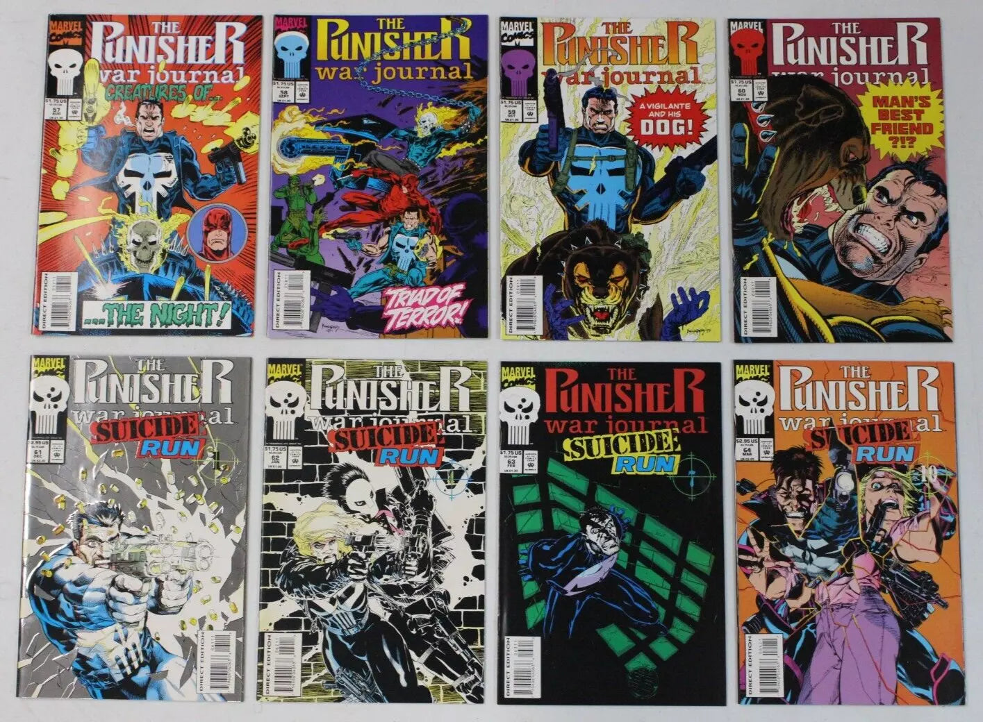 The Punisher War Journal #1-80 Complete Set