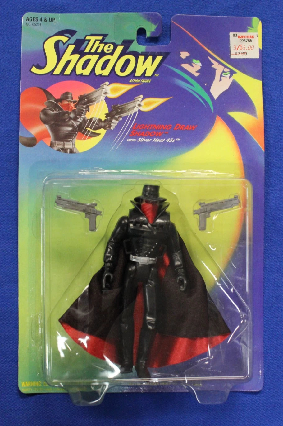 Kenner 1994 Lightning Draw Shadow Action Figure Lot of 6 Sealed in Box