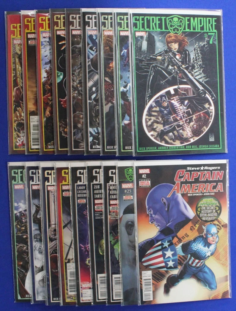 Secret Empire #0-10 Complete Set + Extras Lot of 18 VF/NM