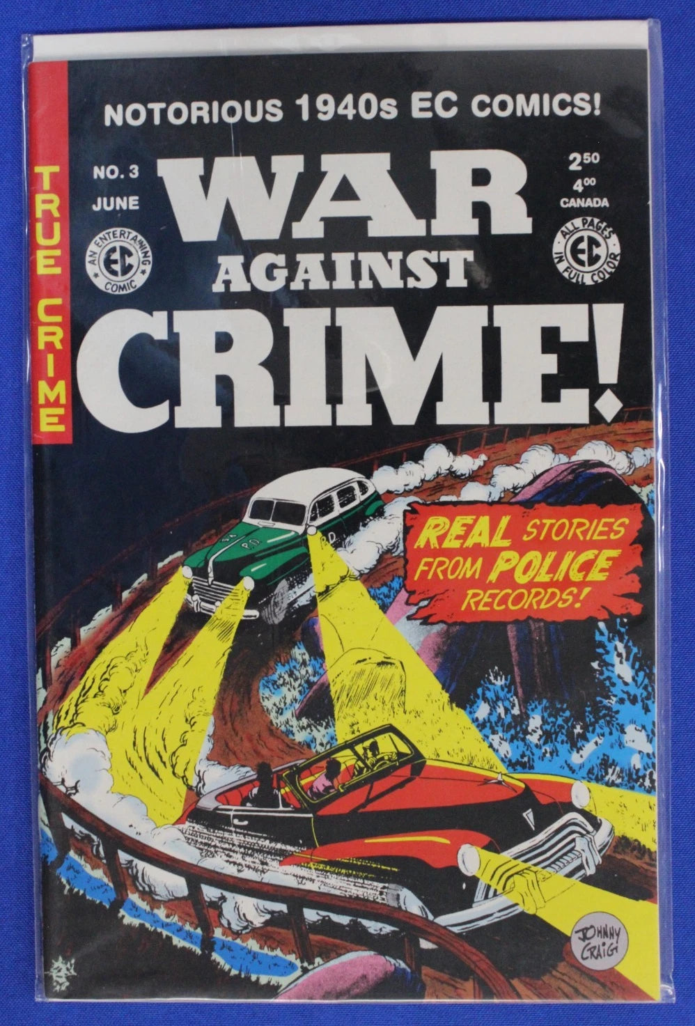 War Against Crime #2-9 Near Complete Set Reprints Lot of 8 FN