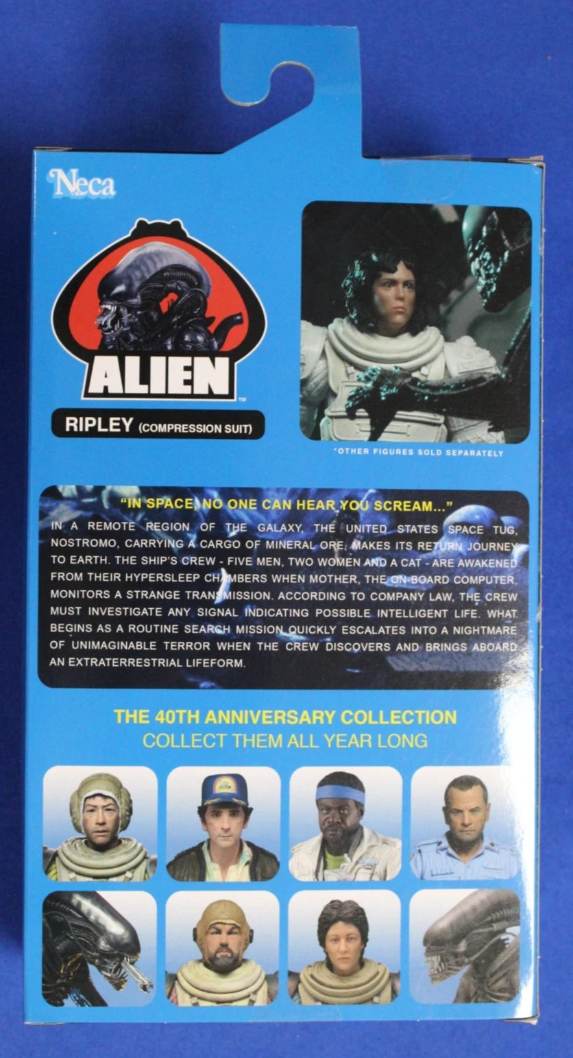 NECA 2019 Alien 40th Anniversary Action Figure Lot of 7 Complete in Box