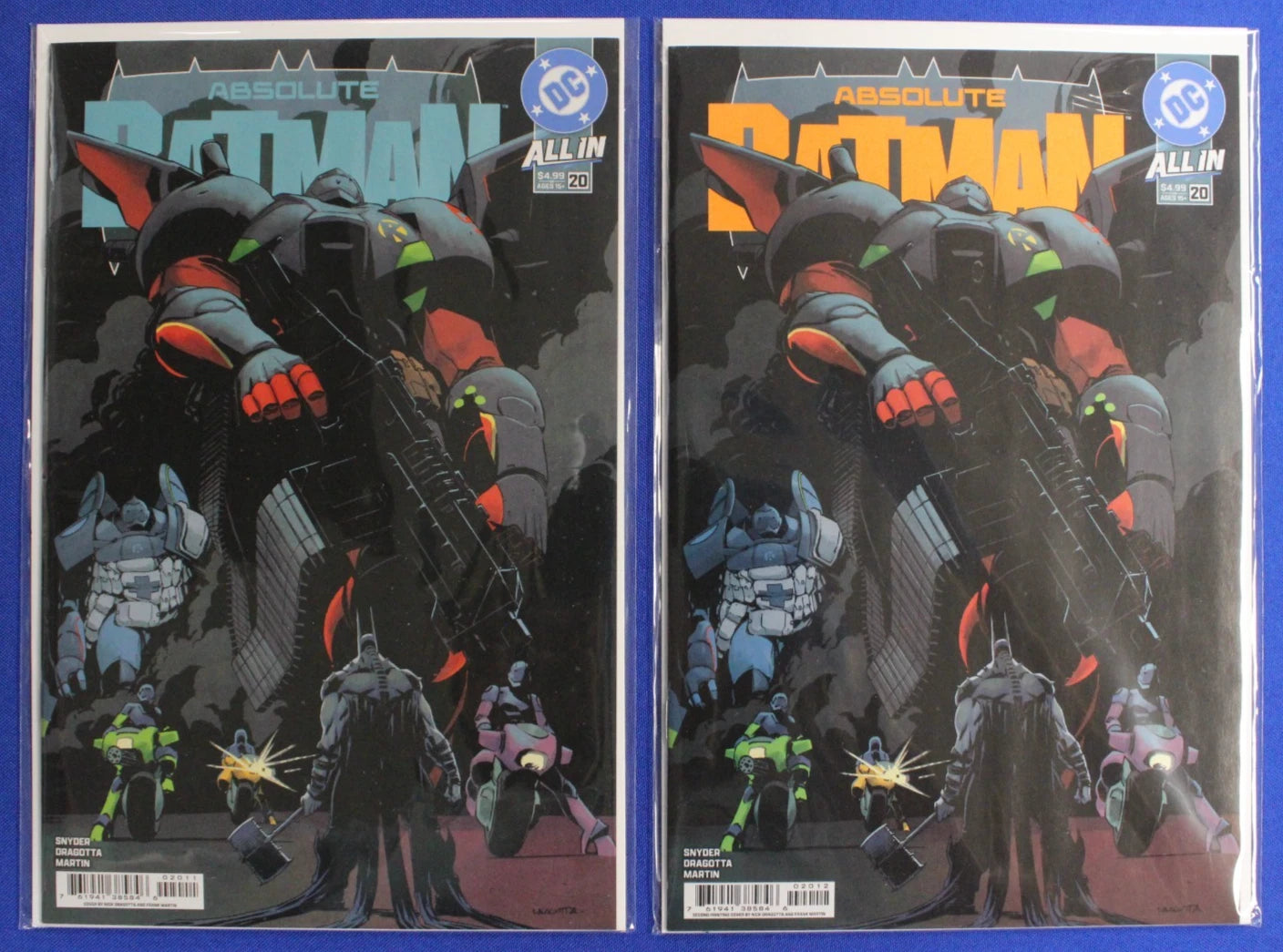 Absolute Batman #1-20 + Ark M Annual & Variants #1 3rd Print Lot of 29 VF/NM