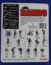 Coleco 1986 Vintage Rambo Toy Weapons Lot Complete in Box