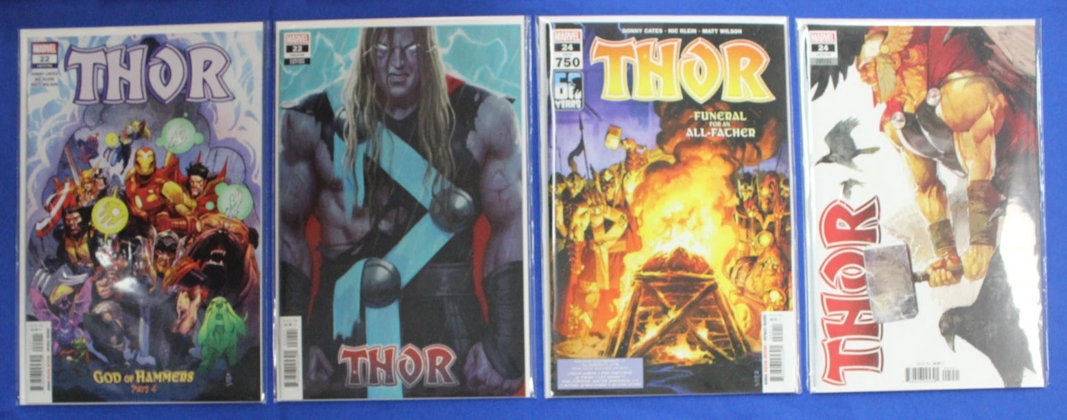 Thor #1-35 Near Complete Set + Variants Lot of 54 VF/NM